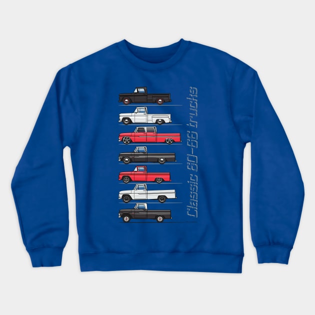 Classic 1960-1966 Trucks Crewneck Sweatshirt by JRCustoms44